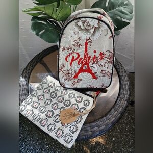 Adorable Paris Mini Backpack and Bag Set